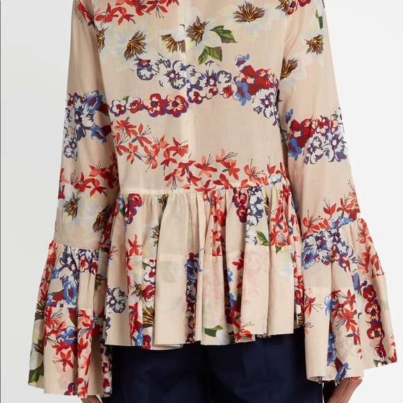 MSGM Floral Printed cotton Blouse - Picture 15 of 15